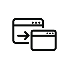 Wall Mural - landing page icon