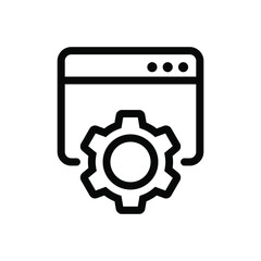 Wall Mural - search engine optimization icon
