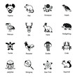 © SmashingStocks - Pack of Animal and Sea Creatures Solid Icons