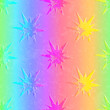 © Skutiherra - Rainbow pattern with grunge stars