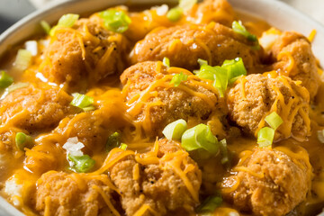 Poster - Homemade Fried Chicken Mashed Potato Bowl