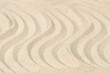 © VeKoAn - wavy sand texture in narrow focus and blurring. receding perspective