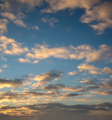 Wall Mural - Blue sky with clouds for Sky Replacement
