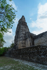 Wall Mural - Xpujil Maya Ruin in Campeche, Mexico