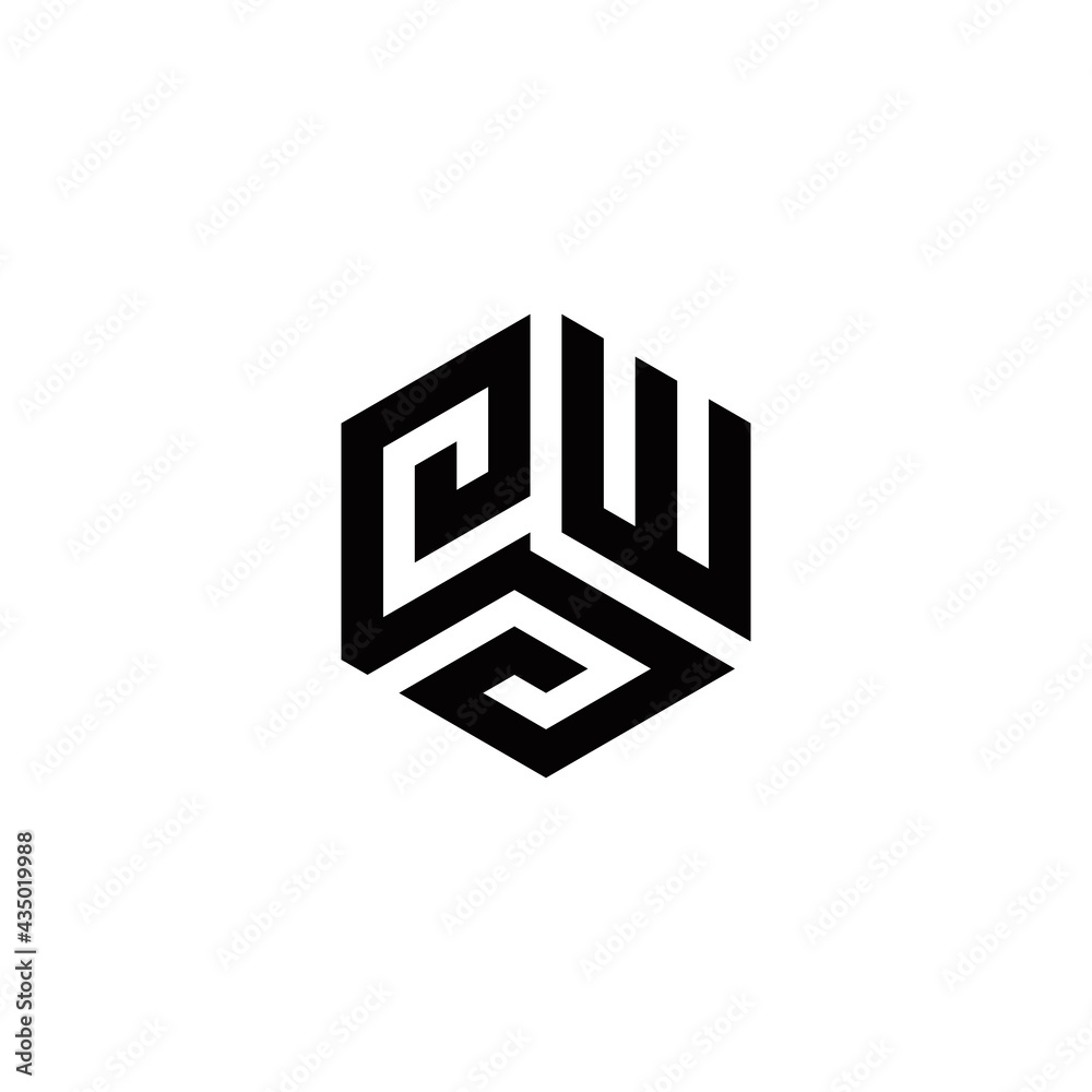 s w sw initial logo design vector template Stock Vector | Adobe Stock