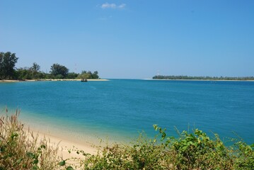 Wall Mural - lake and blue sky, phuket thailand