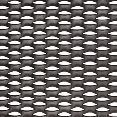 Expanded black metal sheet texture for background