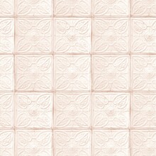 Worn Weathered Tin Wall Tile Texture In Blush Pink