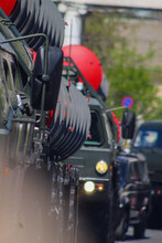 Mobile Rocket Launcher At The Victory Day Parade In The Great Patriotic War