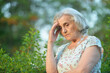 © aletia2011 - sad senior beautiful woman