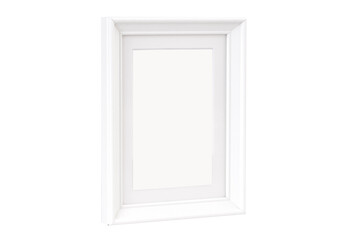 Wall Mural - White photo frame