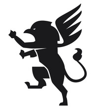 Griffin Emblem Silhouette