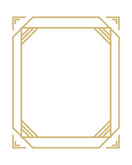 Poster - elegant geometric frame