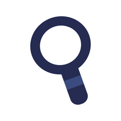 Poster - magnifier research icon