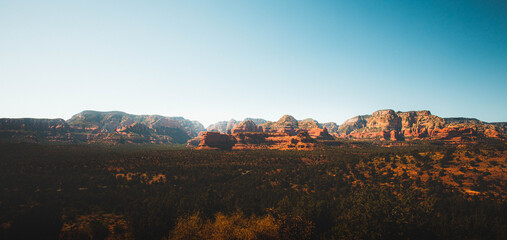 Wall Mural - sunset in the mountains near Sedona Arizona