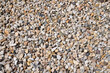 quarrying of gravel and sand in a gravel pit - background pebbles