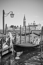 Gondola  In Venice In Italy