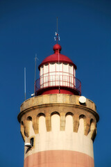 Wall Mural - Beautiful and colossal Aveiro beach lighthouse