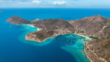 Aerial View Of Jost Van Dyke, British Virgin Islands