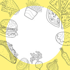  one line foods frame