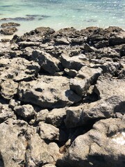 [Madagascar] Beautiful emerald green beach and rocky scenery in Salary bay