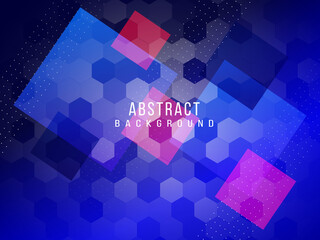 Abstract geometric blue modern shape pattern background