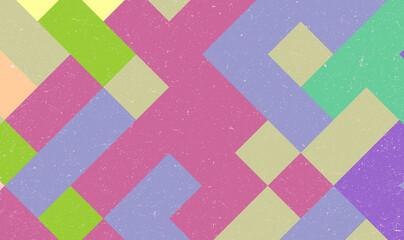 Poster - Abstract colorful square mosaic background template. vector geometric, fashion wallpaper template. material design backdrop. origami style, vector, business cards layout.Geometric design. Vector EPS10