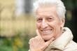 © aletia2011 - happy  senior man  in  park