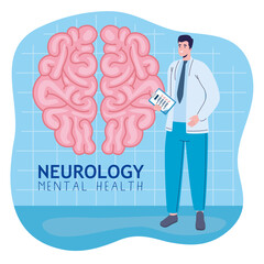 Sticker - neurology man doctor