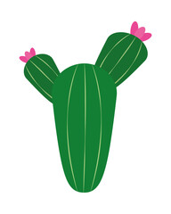 Poster - floral cactus icon