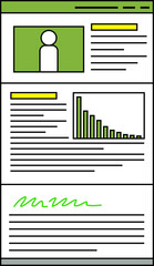 eco color website screen for smartphone