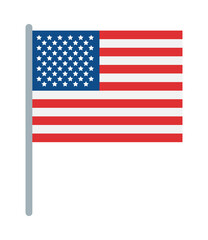 Canvas Print - usa flag icon