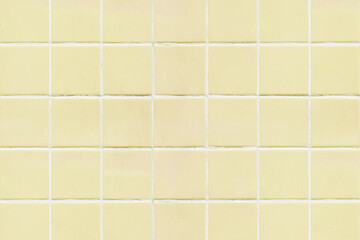 Poster - Yellow square tiled texture background