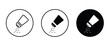 Salt shaker icon. icons button, vector, sign, symbol, logo, illustration, editable stroke, flat design style isolated on white linear pictogram