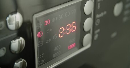setting washing machine to 30 degrees.