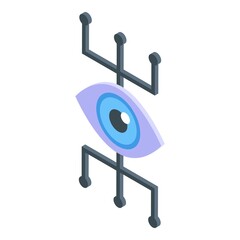 Poster - View ssl certificate icon. Isometric of View ssl certificate vector icon for web design isolated on white background