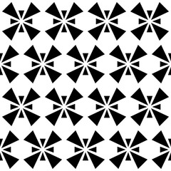 Poster - Eight rays pattern. Vector seamless pattern.