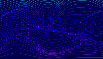 Abstract infographics visualization