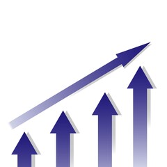 Poster - Double exposure of financial chart on empty room interior background. Forex market concept.