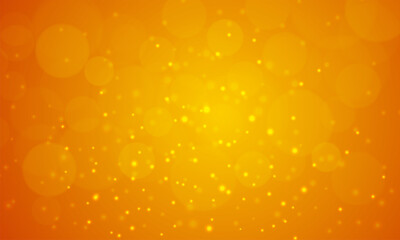 Abstract orange bokeh background 