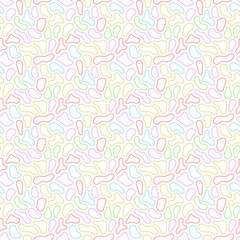 Poster - Color mosaic background. Fluid banner. Abstract blot shapes template for your design.