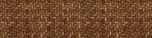 Basket Weave Seamless Texture, Long Background, 3d Illustration