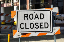 Urban Road Closed Sign