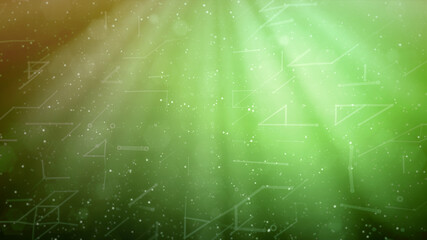 Poster - pretty multi colored digital abstract background, scientific concept - abstract 3D rendering