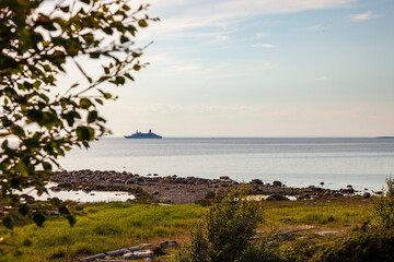 Wall Mural - view of the sea from the sea