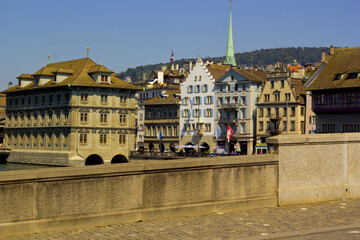 Wall Mural - view of luzern city in switzerland in summer