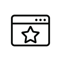 Wall Mural - website bookmark icon