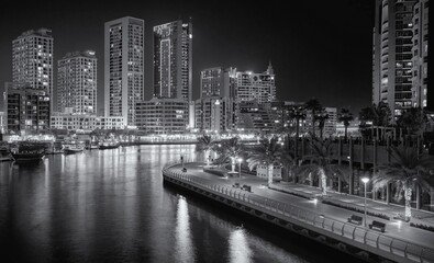  architectural landscape in downtown Dubai
