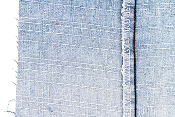 Wall Mural - Piece of blue jeans fabric