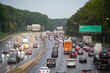© robertharding - Rush hour traffic on the Washington DC Capitol Beltway near Bethesda, Maryland